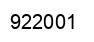 Número 922001 imagen negro