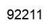Number 92211 black image