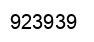Número 923939 imagen negro