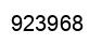 Número 923968 imagen negro