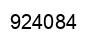 Number 924084 black image