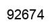 Number 92674 black image