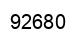 Number 92680 black image