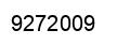 Number 9272009 black image