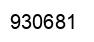 Number 930681 black image