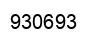 Number 930693 black image