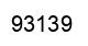 Number 93139 black image