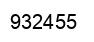 Number 932455 black image