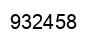 Number 932458 black image