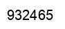 Number 932465 black image