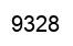 Number 9328 black image