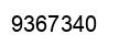 Number 9367340 black image