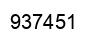 Number 937451 black image