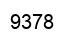 Number 9378 black image