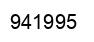 Number 941995 black image