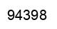 Number 94398 black image