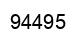Number 94495 black image