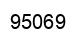 Number 95069 black image