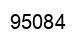Number 95084 black image