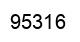 Número 95316 imagen negro