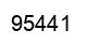 Number 95441 black image