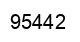Number 95442 black image