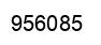 Number 956085 black image