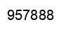 Number 957888 black image