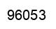 Number 96053 black image