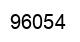 Number 96054 black image