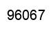 Number 96067 black image