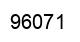 Number 96071 black image
