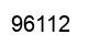 Número 96112 imagen negro