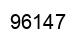 Número 96147 imagen negro