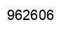 Number 962606 black image