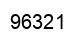 Number 96321 black image