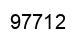 Number 97712 black image
