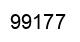 Number 99177 black image
