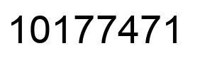 Number 10177471 black image