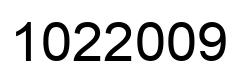 Number 1022009 black image