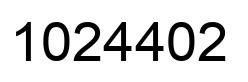 Número 1024402 imagen negro