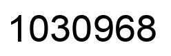 Number 1030968 black image