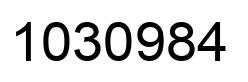 Número 1030984 imagen negro