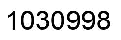 Number 1030998 black image