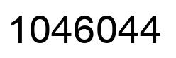 Número 1046044 imagen negro