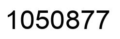 Number 1050877 black image