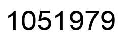 Número 1051979 imagen negro