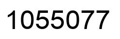 Number 1055077 black image