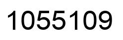 Number 1055109 black image
