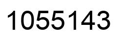Number 1055143 black image